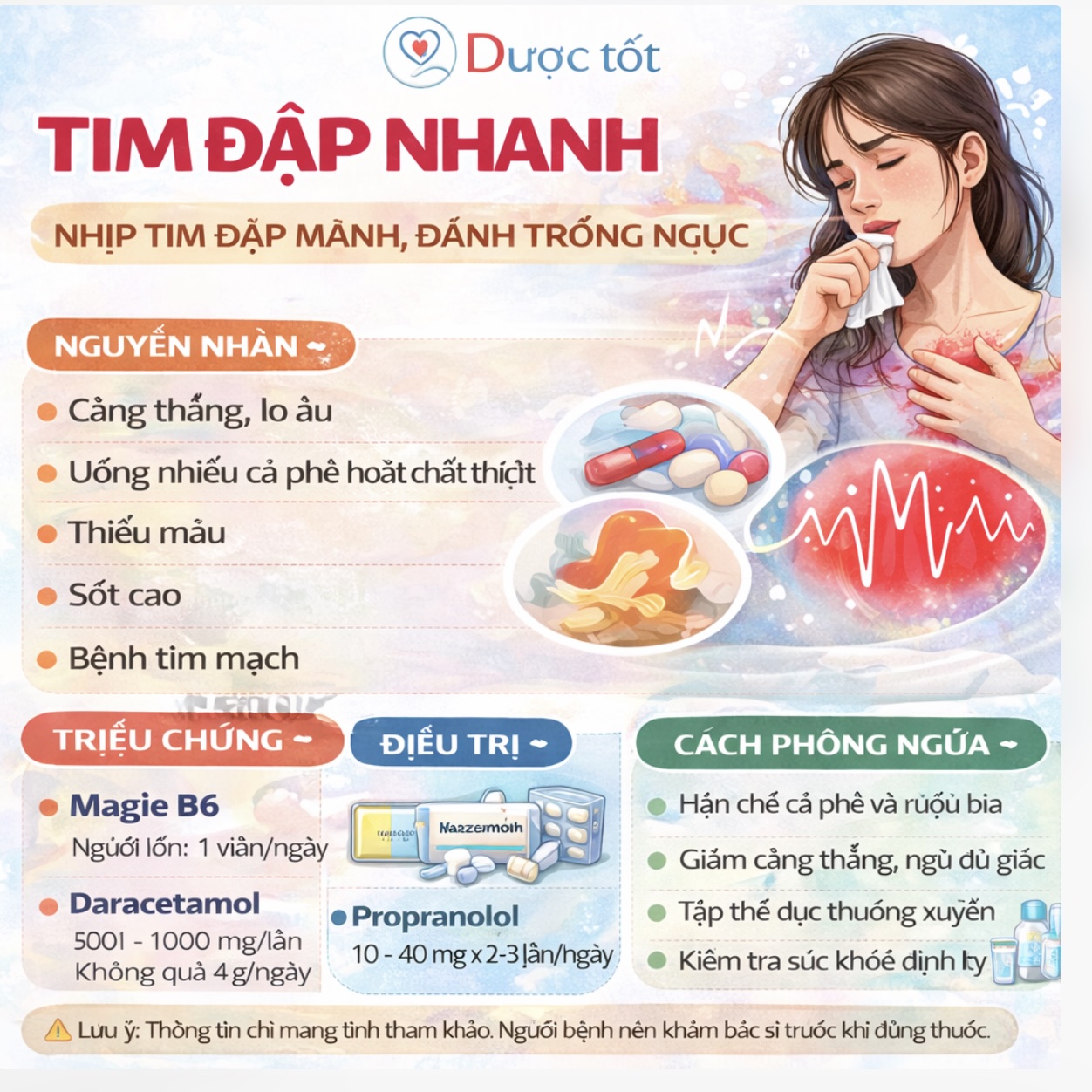 TIM ĐẬP NHANH THÌ NÊN LÀM SAO? TIM ĐẬP NHANH THÌ NÊN LÀM SAO?
