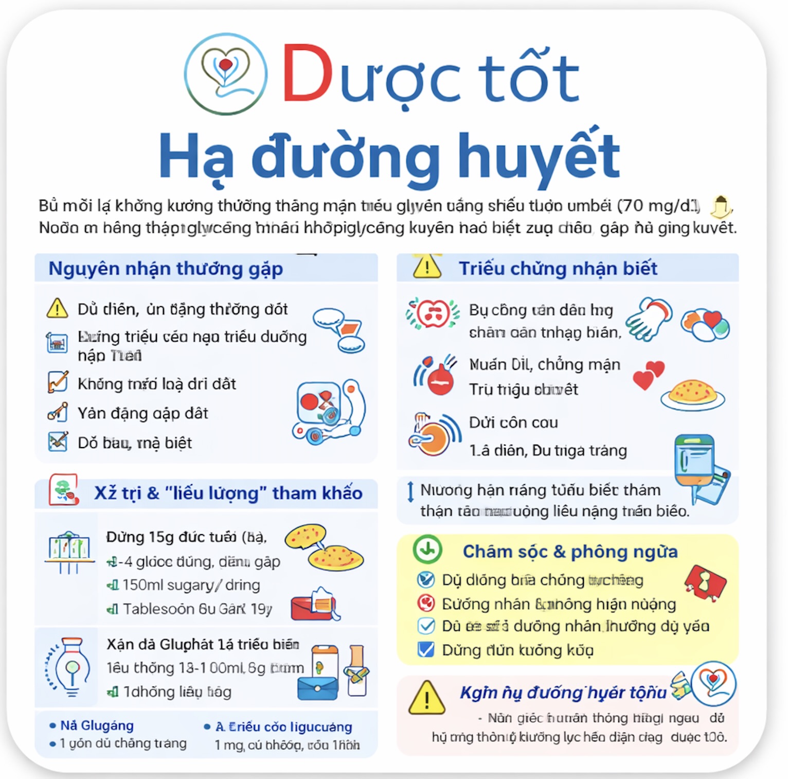 Điều trị hạ đường huyết Điều trị hạ đường huyết