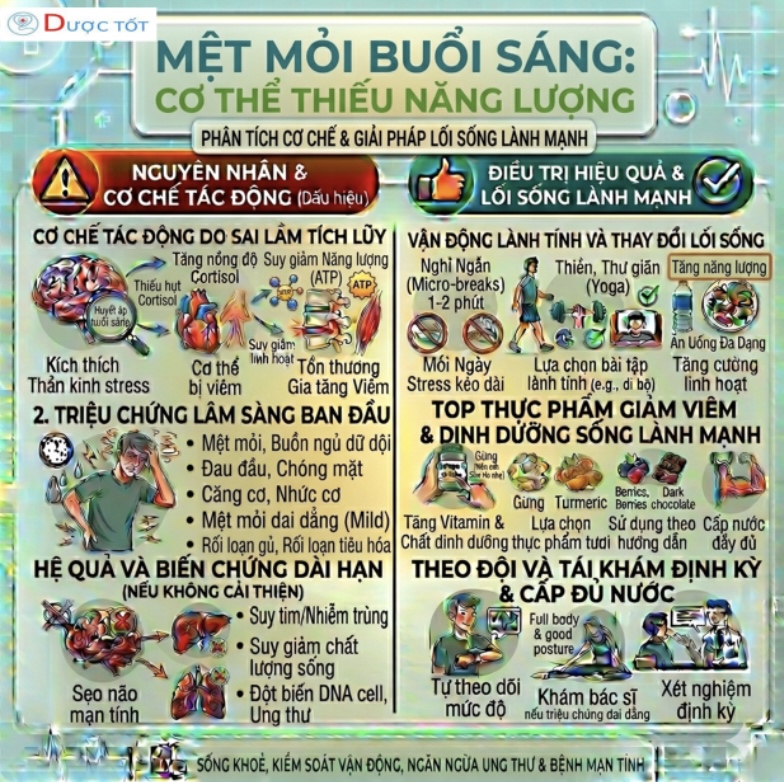 MỆT MỎI BUỔI SÁNG – TỈNH DẬY MÀ VẪN UỂ OẢI?