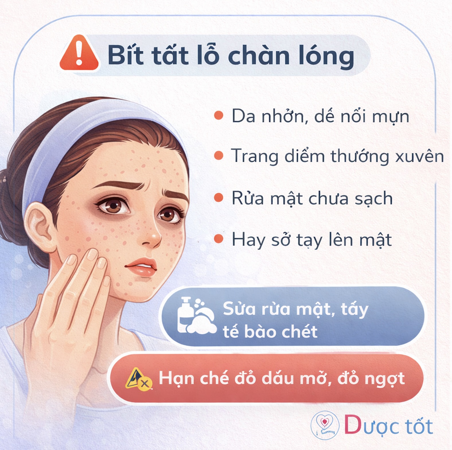 BÍT TẮC LỖ CHÂN LÔNG – NGUYÊN NHÂN ÂM THẦM GÂY MỤN