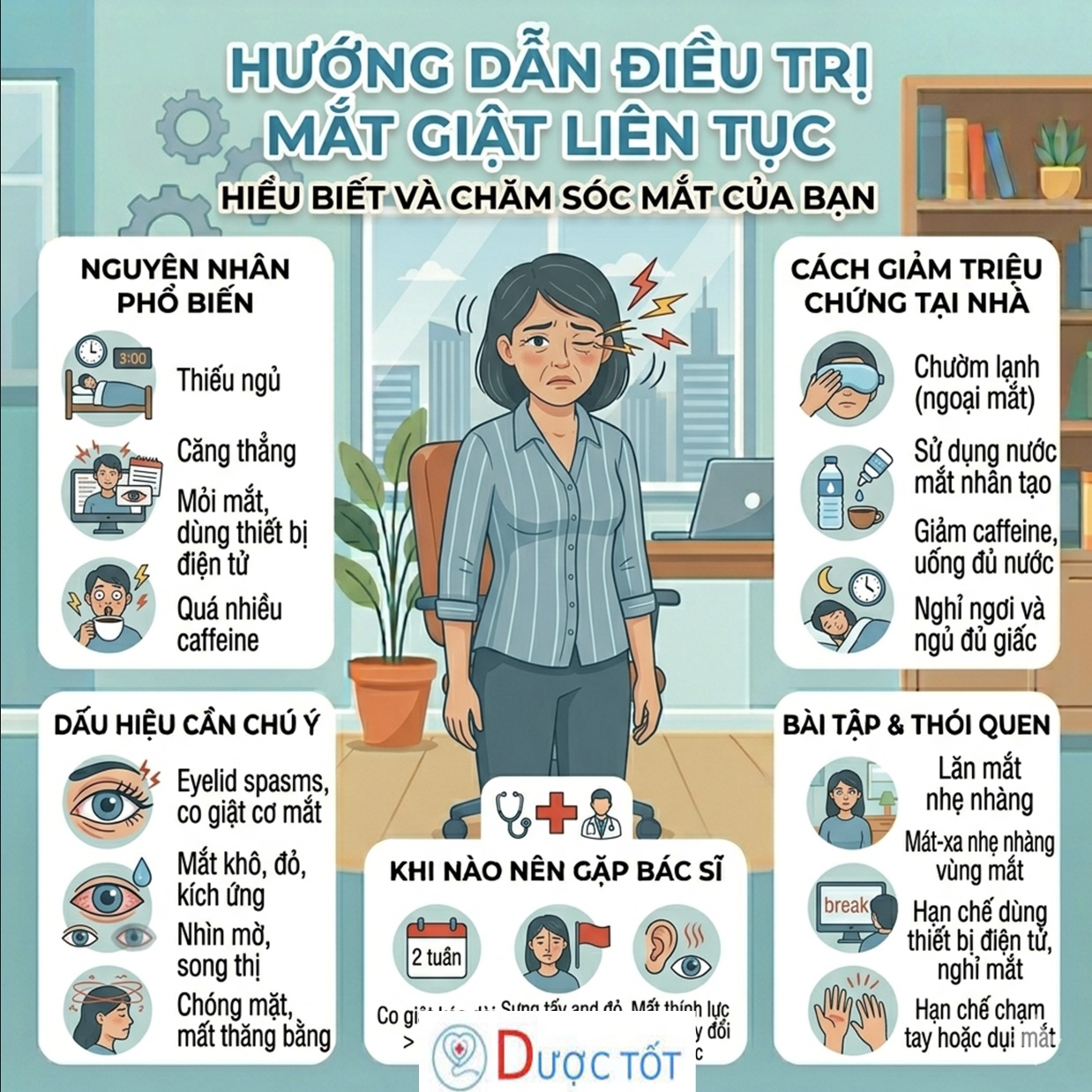 MẮT GIẬT LIÊN TỤC – CẢNH BÁO TỪ CƠ THỂ BẠN