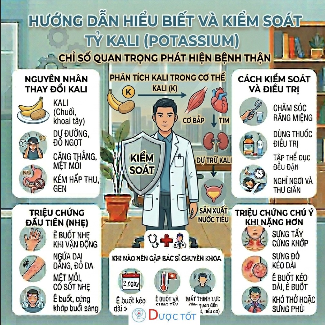 KALI – CHÌA KHÓA ỔN ĐỊNH NHỊP TIM VÀ HOẠT ĐỘNG CƠ THỂ