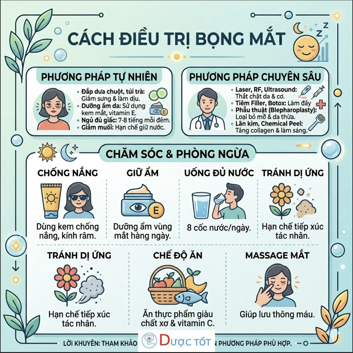 ĐIỀU TRỊ BỌNG MẮT