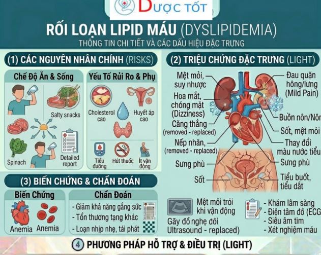 RỐI LOẠN LIPID MÁU – NÊN DÙNG GÌ LÂU DÀI?