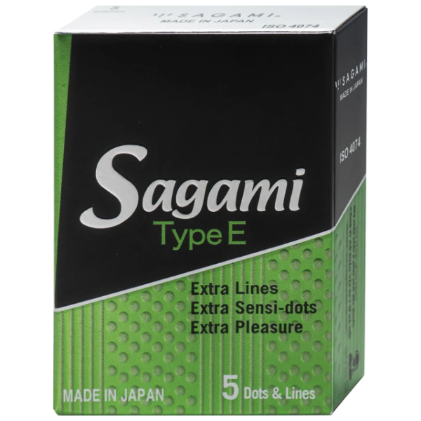 Bao cao su Sagami Type E (Hộp 5 cái)