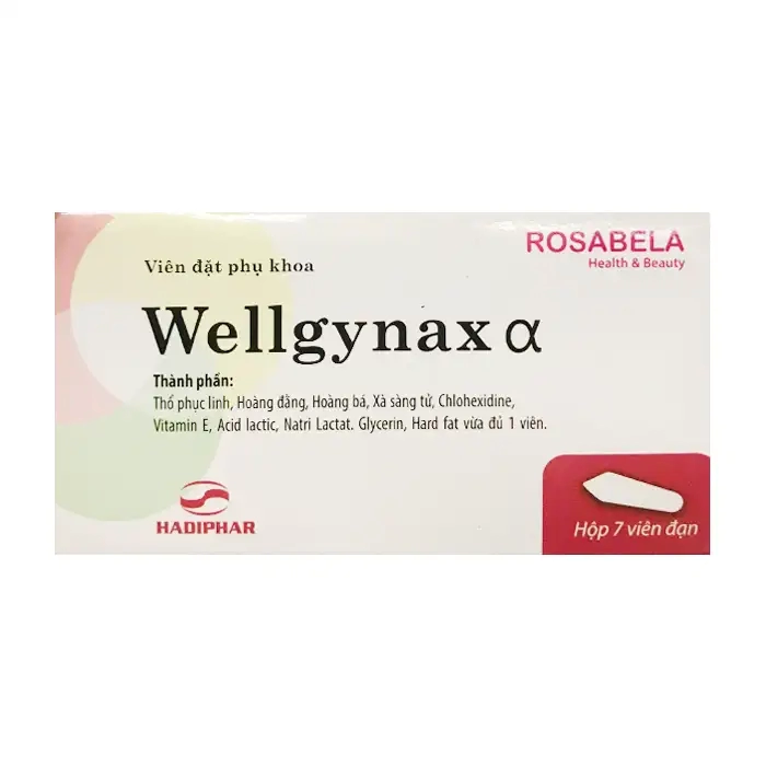 Viên đặt phụ khoa Wellgynax Alpha làm sạch vùng kín, giúp đào thải các chất bẩn