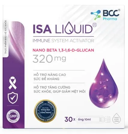 TPBVSK ISA LIQUID hỗ trợ nâng cao sức đề kháng