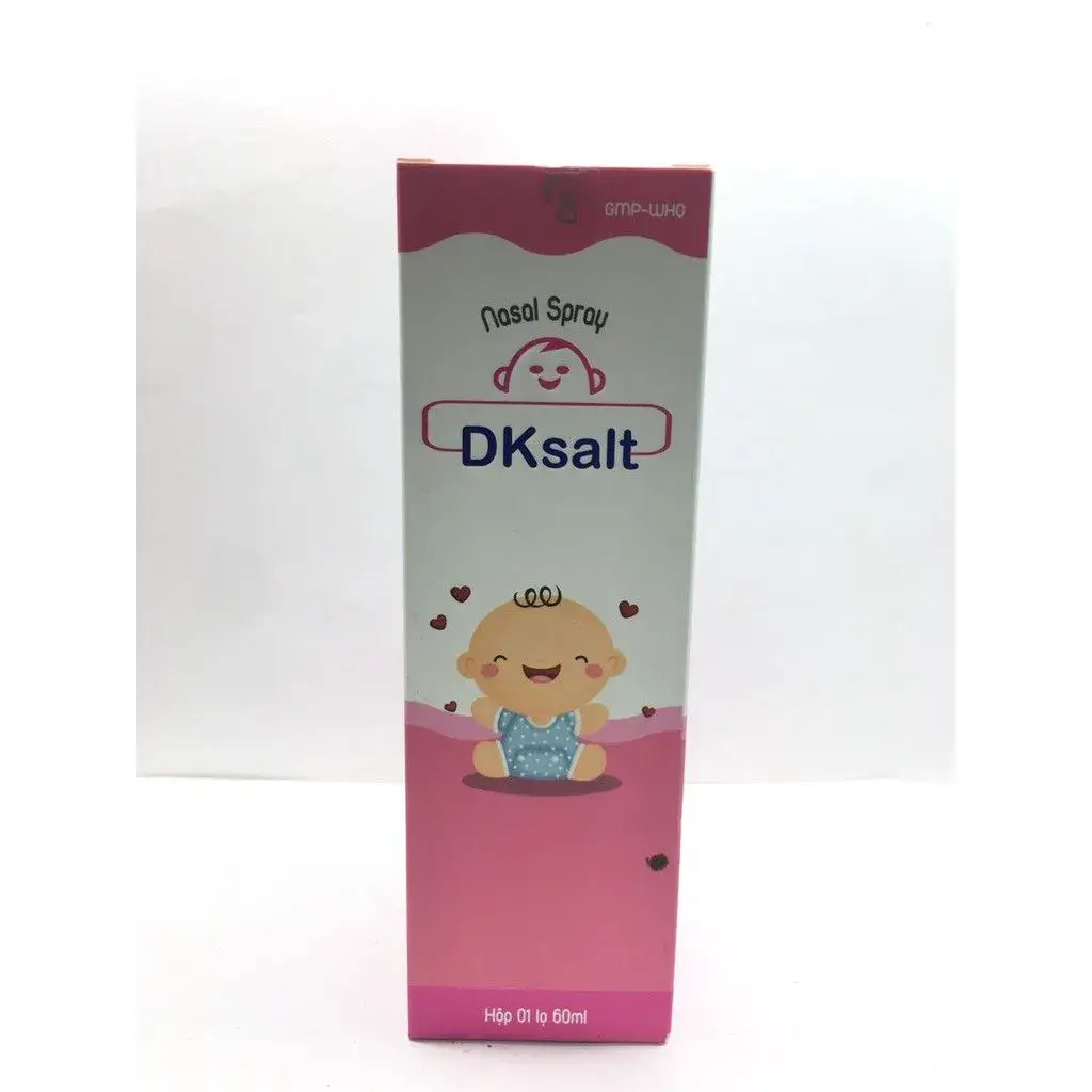 Dung dịch thuốc xịt mũi DKsalt Nasal Spray (hồng) hộp 1 lọ 60ml