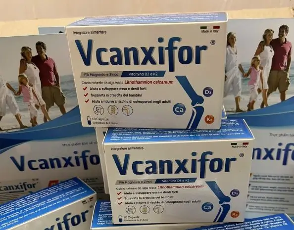 Vcanxifor bổ sung canxi hỗ trợ phát triển xương và răng