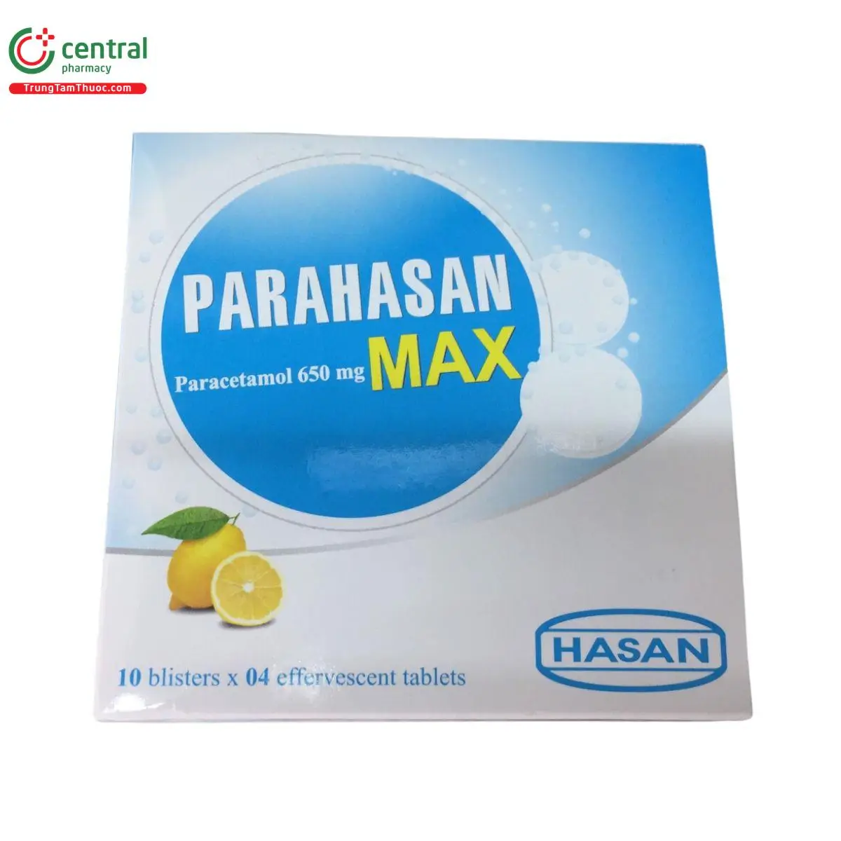 Parahasan Max 650mg giảm đau hạ sốt