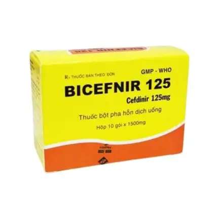 Thuốc Bicefnir Vidipha 125mg (Hộp 10 gói x 1500mg) - Điều trị nhiễm khuẩn thể nhẹ và vừa (Vidipha)