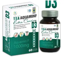 TSA AQUAMINF Extra Cancium D3 bổ sung canxi