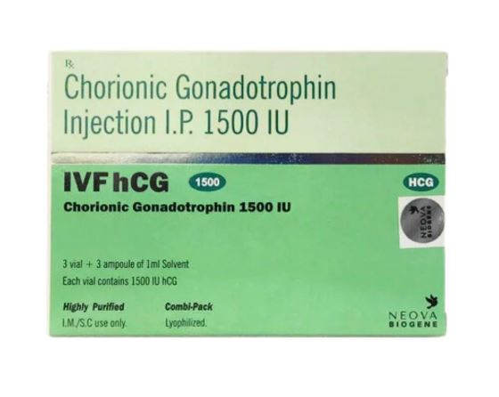 Thuốc IVF hCG 1500IU hỗ trợ điều trị vô sinh