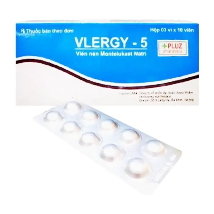 Vlergy-5 Khapharco Pharm 3 vỉ x 10 viên