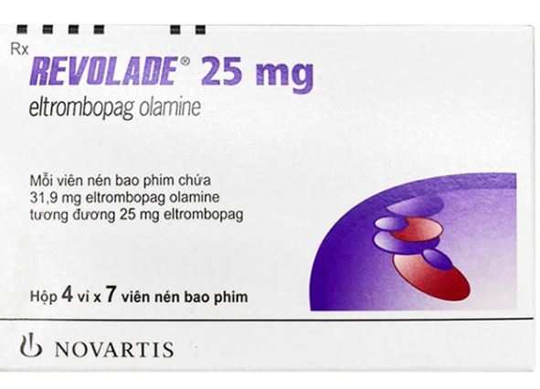 Thuốc Revolade chống chảy máu do thiếu tiểu cầu trong máu