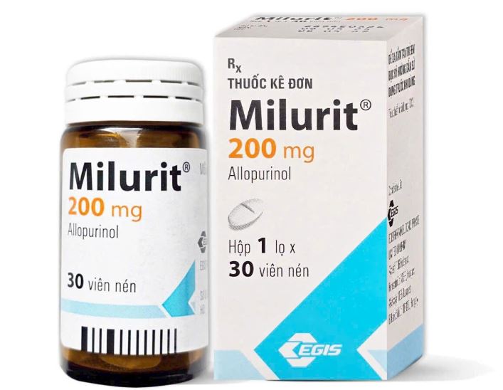 Milurit 300mg điều trị bệnh gout sỏi