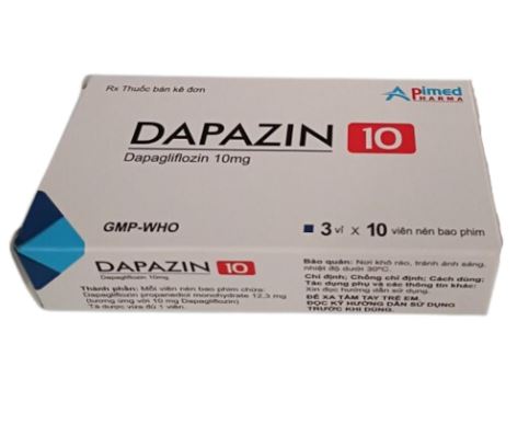 Thuốc Dapazin 10mg Apimed điều trị đái tháo đường