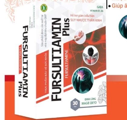 Fursultiamin Plus giúp bồi bổ cơ thể tăng cường sức đề kháng