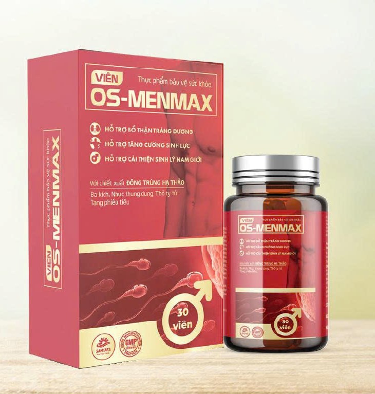Viên OS-MENMAX hỗ trợ bổ thận tráng dương tăng cường sinh lực
