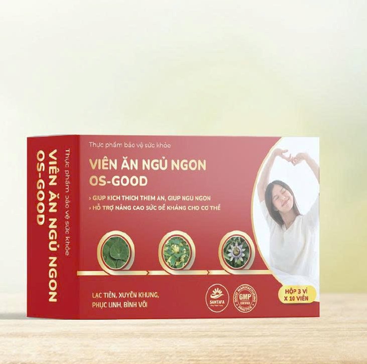 Viên ăn ngủ ngon OS-GOOD giúp kích thèm ăn ngủ ngon