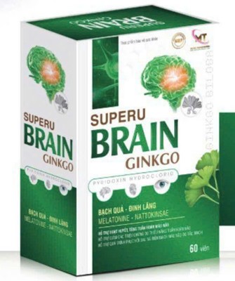 SUPERU BRAIN GINKGO giúp hỗ trợ hoạt huyết tăng cường tuần hoàn máu não