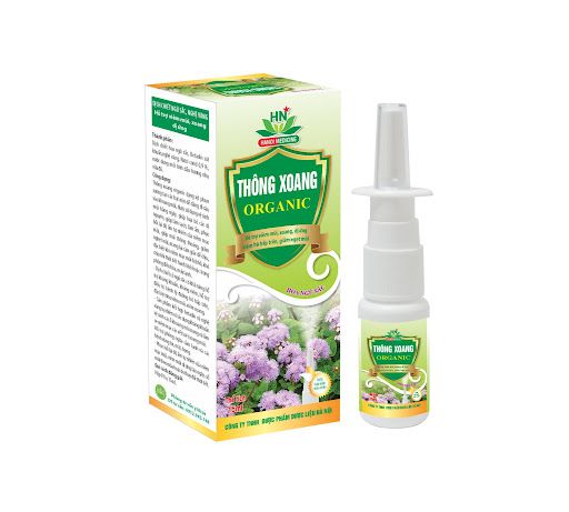 Xịt thông xoan ORGANIC giúp điều trị xoan viêm mũi