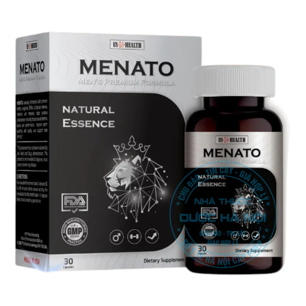 Menato hỗ trợ tăng cường sinh lý và sức khỏe nam giới