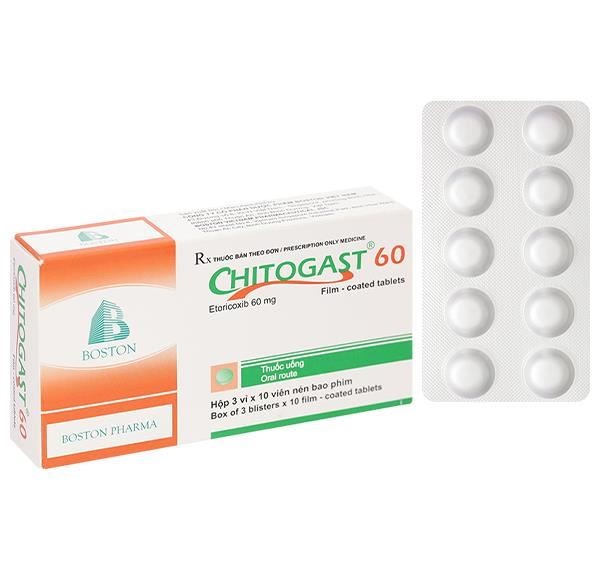 Chitogast 60 giúp giảm đau và kháng viêm hiệu quả