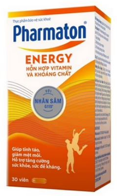 Bổ Sung Vitamin Và Khoáng Chất Pharmaton Energy Rottendorf (Chai/30 Viên Nén)