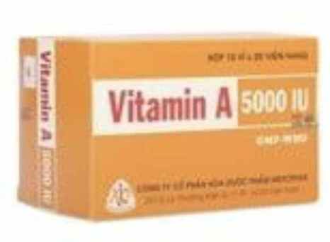 Vitamin A 5000 Iu Mekophar (H/100V)
