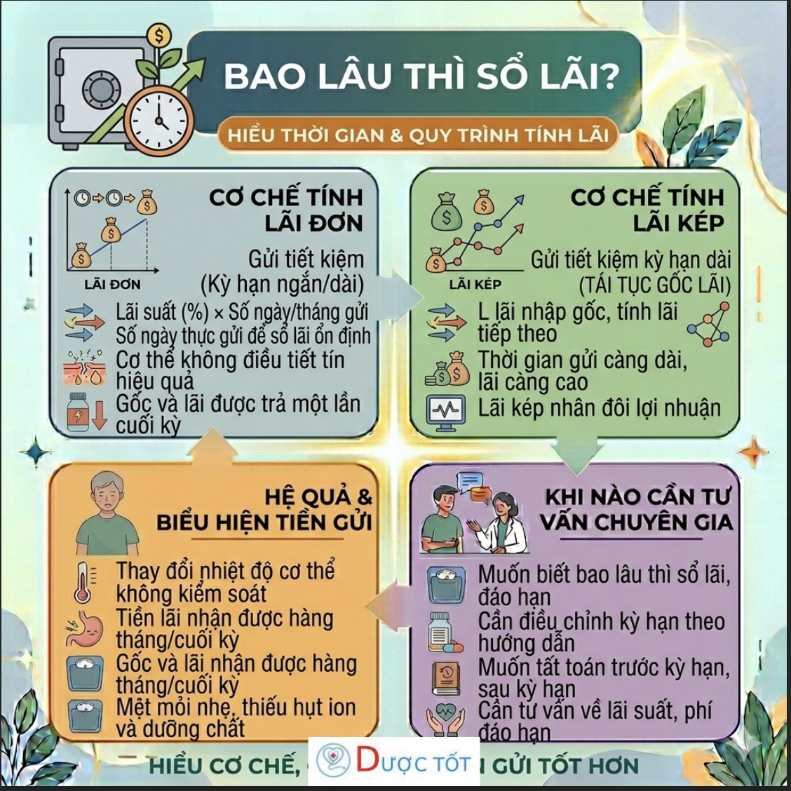 Bao lâu thì sổ lãi?