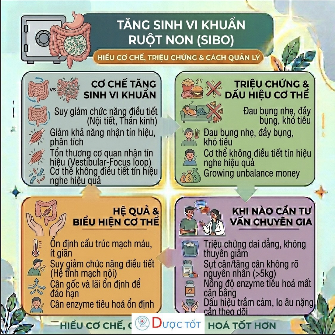 Tăng sinh vi khuẩn ruột non (SIBO) – Nguyên nhân tiềm ẩn gây đầy hơi, khó tiêu kéo dài