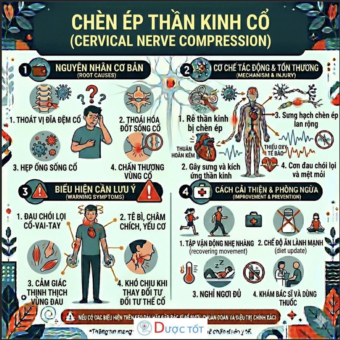 Chèn ép rễ thần kinh cổ