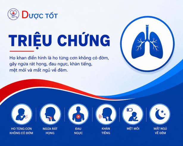 triệu chứng của ho khan