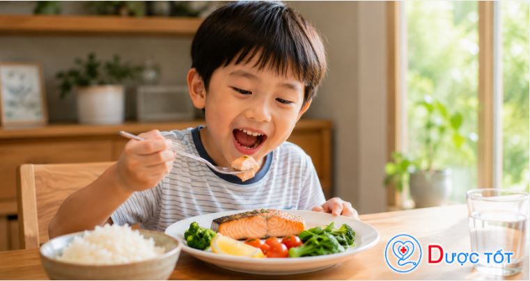 Omega-3 cho trẻ em – Liều bổ sung và phát triển trí não
