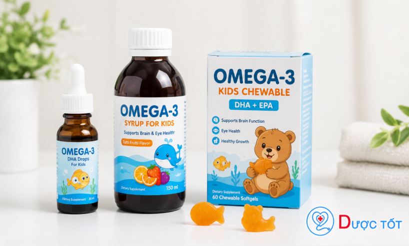 Tiêu chí chọn Omega-3 cho bé