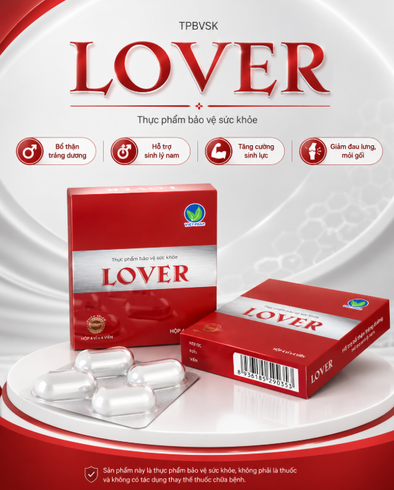 LOVER - Tăng cường sinh lực & khả năng sinh lý nam giới LOVER - Tăng cường sinh lực & khả năng sinh lý nam giới