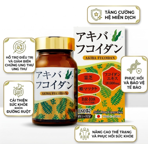 Công dụng Akiba Fucoidan Công dụng Akiba Fucoidan