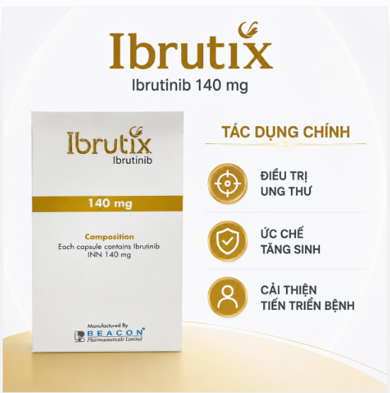 Tác dụng của thuốc Ibrutix 140mg