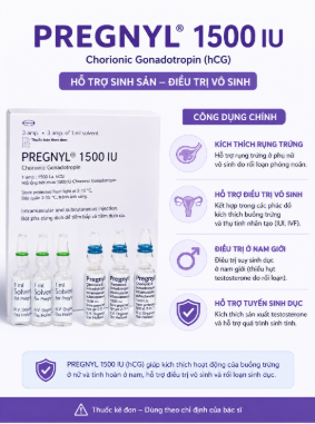công dụng của thuốc pregnyl 1500