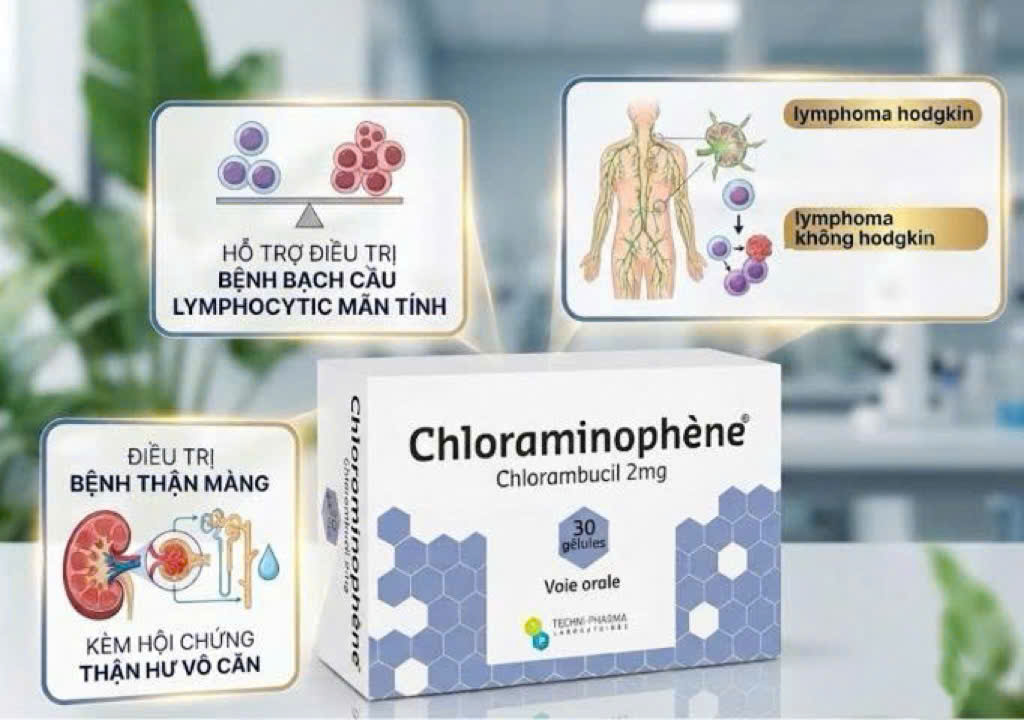 Công dụng Chloraminophene Công dụng Chloraminophene