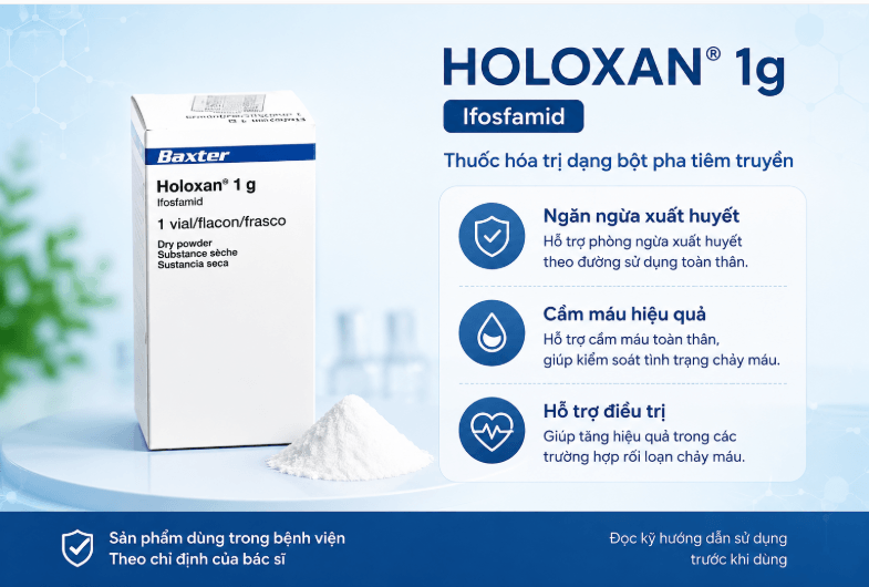 Thuốc Holoxan 1g điều trị ung thư