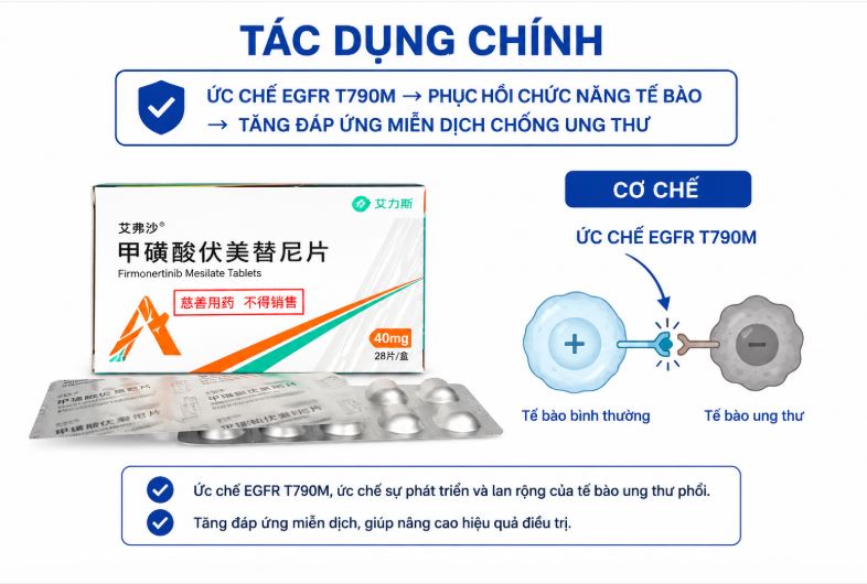 công dụng Thuốc Firmonertinib 40mg