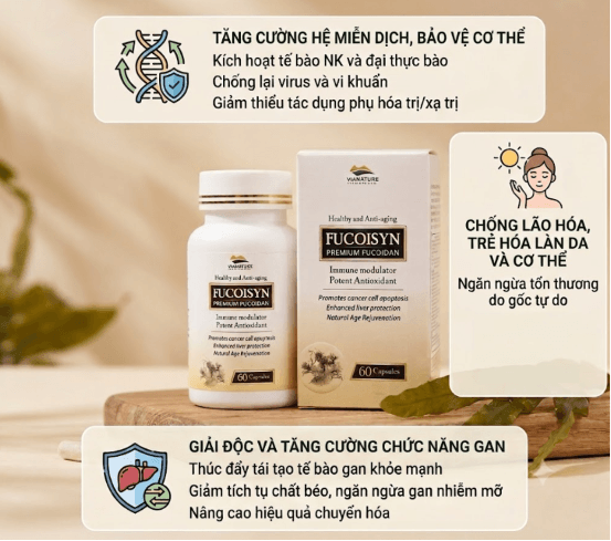 Công dụng Fucoisyn Premium Fucoidan