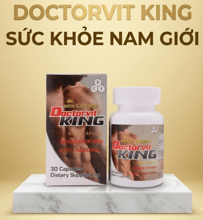 Công dụng Doctorvit King hỗ trợ sinh lý nam