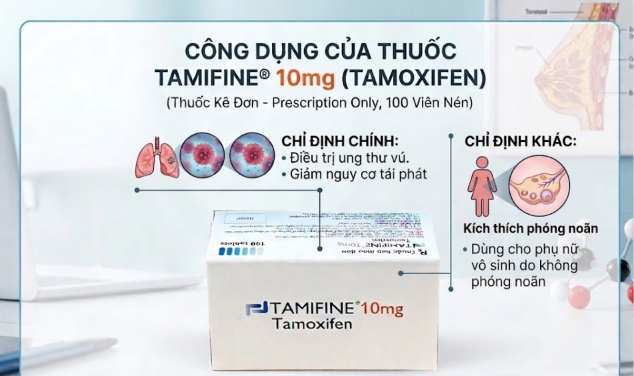 Công dụng Tamifine 10mg