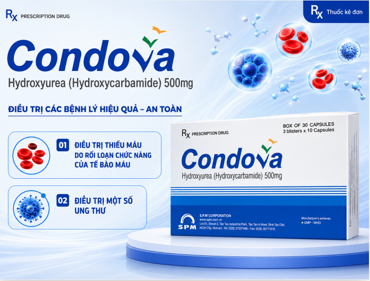 công dụng condova 500mg