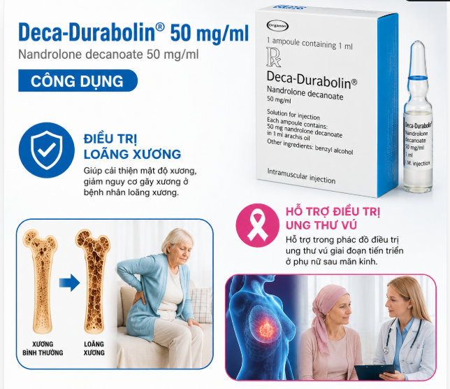 Công dụng của thuốc Deca-Durabolin 50mg/ml