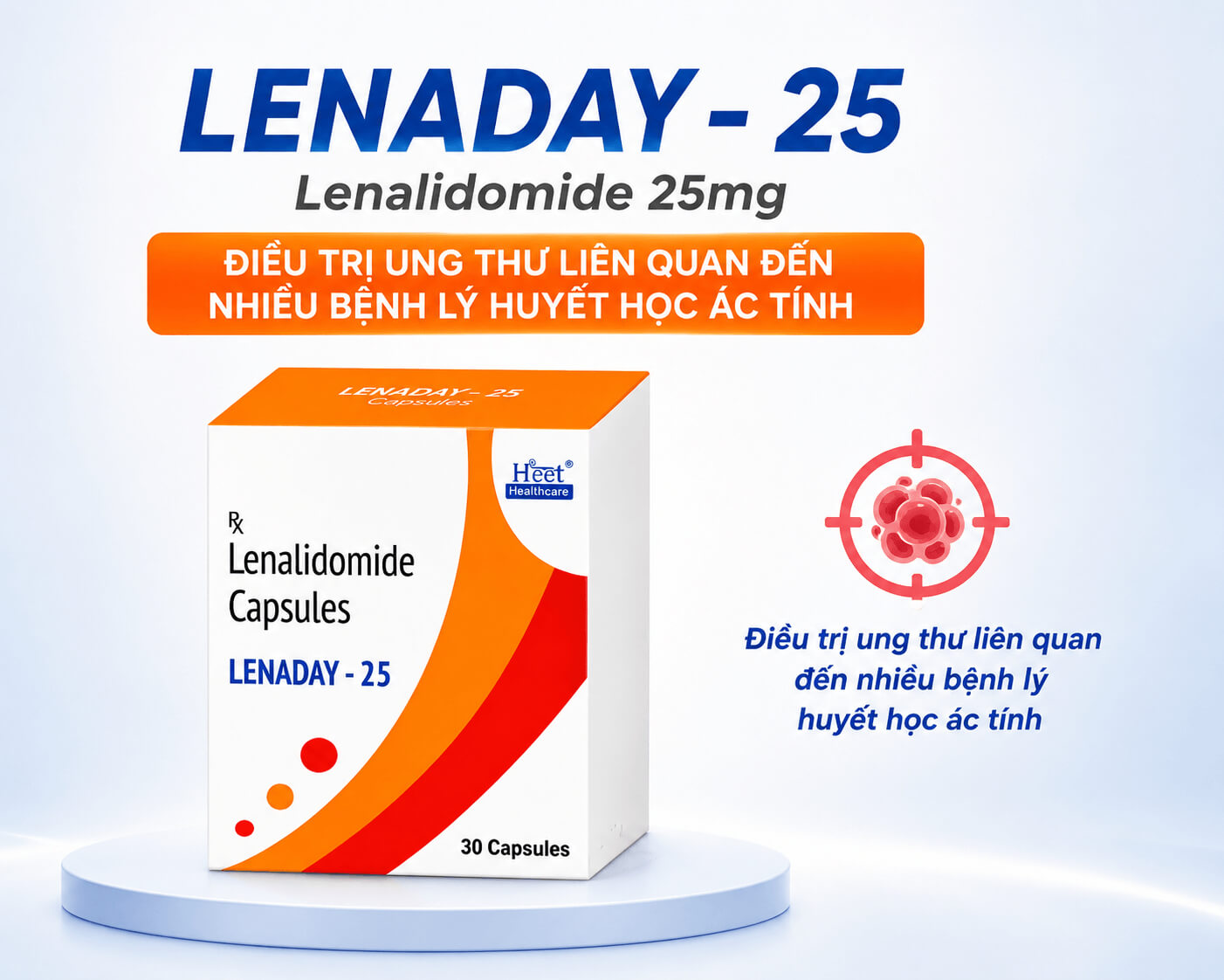 Thuốc Lenaday - 25 chống ung thư hiệu quả