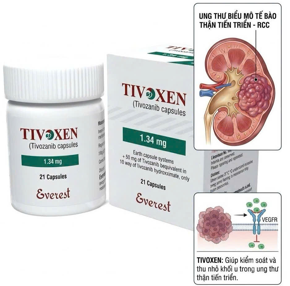 tivoxen 1.34mg điều trị ung thư
